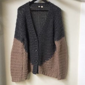 Anthropologie Moth color block sweater